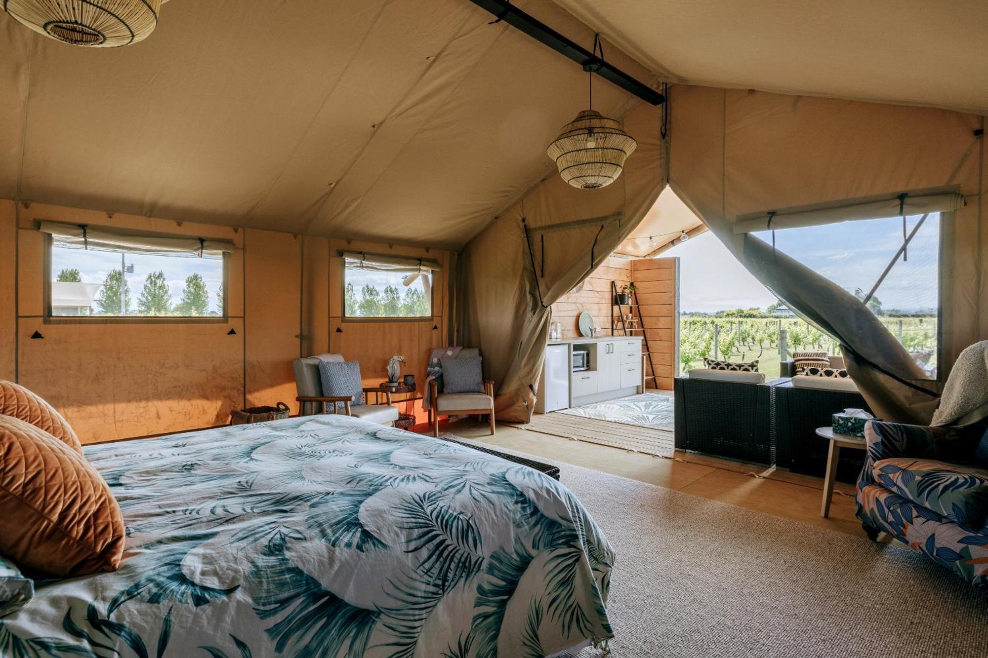 Villas & Vines Glamping Гастінгс Екстер'єр фото