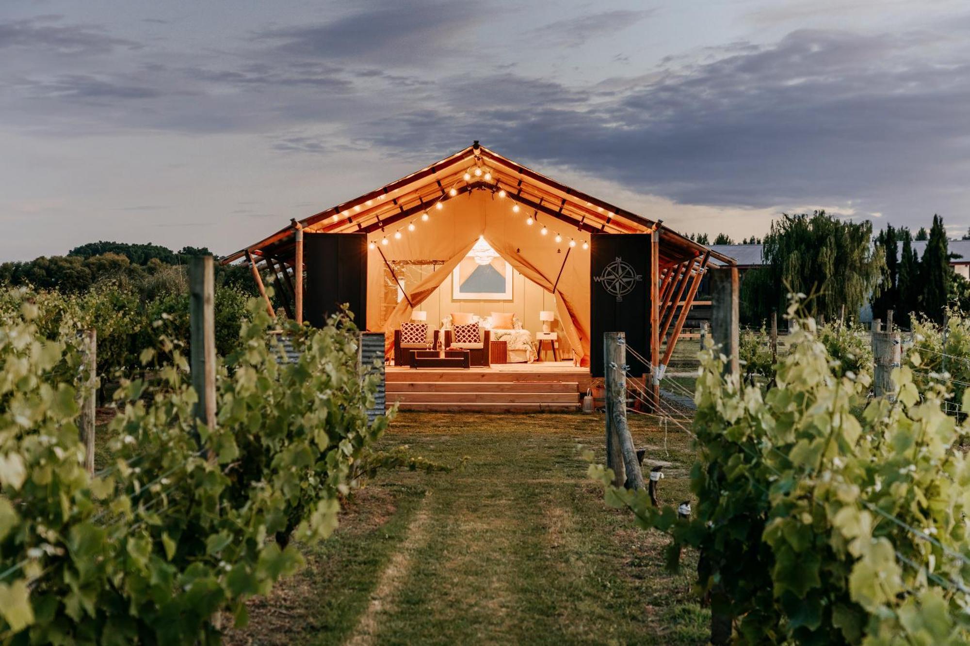 Villas & Vines Glamping Гастінгс Екстер'єр фото